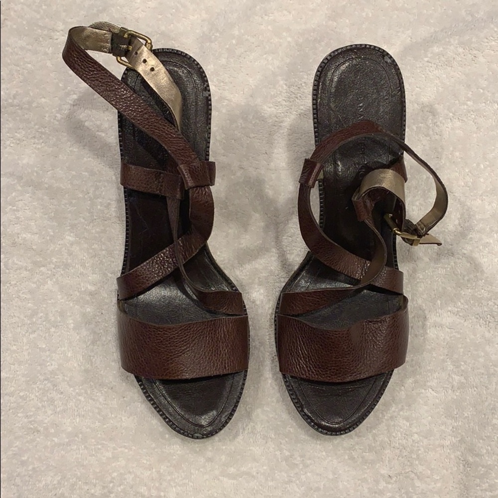 Banana Republic Wedge Open Toe Strappy Wedge